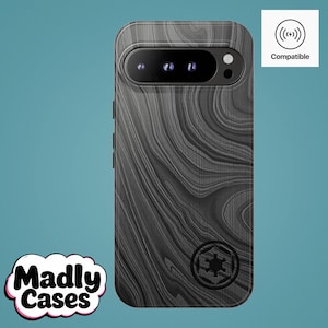 Beskar MagSafe Phone Case for iPhone 16 Pro Max, 15 Plus, 14, 13, 12, 11, Samsung S24 S23 S22, Google Pixel 9 8 7  Xiaomi – Star Galaxy Wars