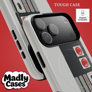 Retro gaming phone case with classic controller design