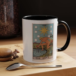 LA STELLA, Tazza con carta dei tarocchi dell'audacia, Tazza con carta dei tarocchi dell'audacia, Tazza con carta dei tarocchi dell'audacia, Tazza con carta dei tarocchi della strega, Tazza con carta dei tarocchi della strega, Tazza con carta dei tarocchi dell'audacia
