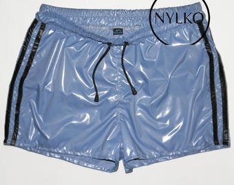 Shorts PS / Sprinter Kurzhose – Glanznylon Wetlook Shorts PS - Ohne Futter / Sprinter Shorts – Shiny Nylon Wetlook Sizes xs-5xl