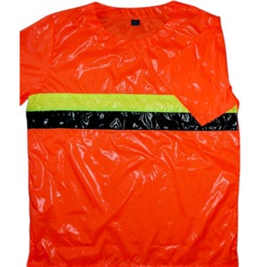 T-shirt – Nylon lucido 9 colori Glanznylon ohne Futter XS-5XL