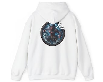 Graphic Art Hoodie: Cotton-Blend Streetwear Sweatshirt