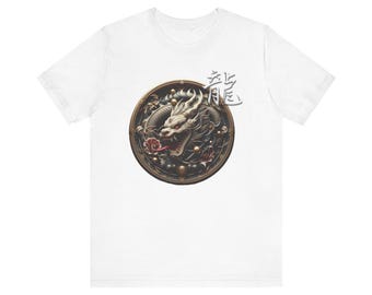 Dragon Emblem Graphic Tee: Unisex-Streetwear-T-Shirt