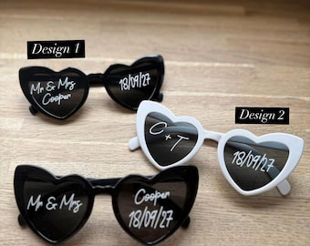 Personalised Wedding Sunglasses