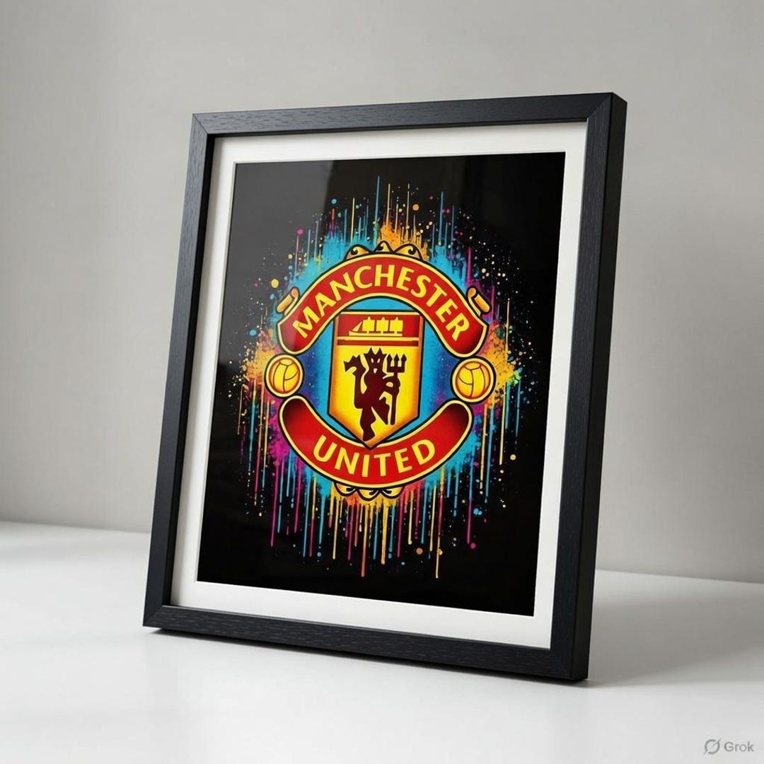 Mu Neon Sign Neon Manchester United Print | Unofficial Fan Art (digital Download) - Etsy