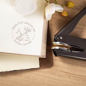 Personalisierter personalisierter Buchstempel - Individueller Bibliotheksstempel für Buchliebhaber, einzigartiges Geschenk für Leser Lehrer & Hausbibliotheken