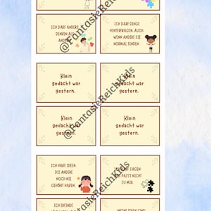 Small was yesterday - 24 empowering affirmation cards for children (PDF for printing)