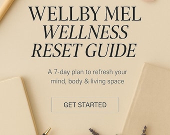 7-Day Wellness Reset Guide | Self-Care Planner | Digital Routine Checklist | Daily Affirmations & Rituals | Instant Download