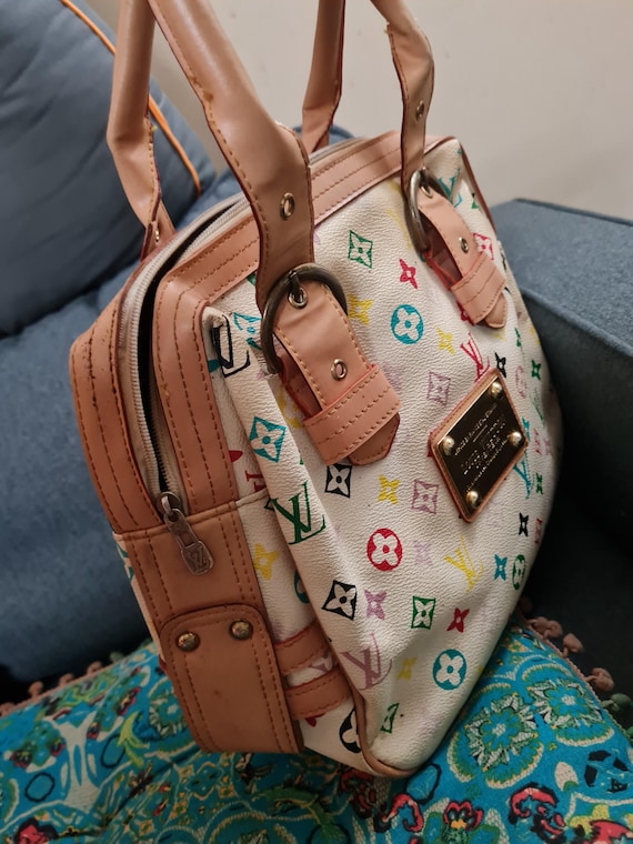 Authentic Louis Vuitton Inventeur/ White Rainbow Monogram Louis