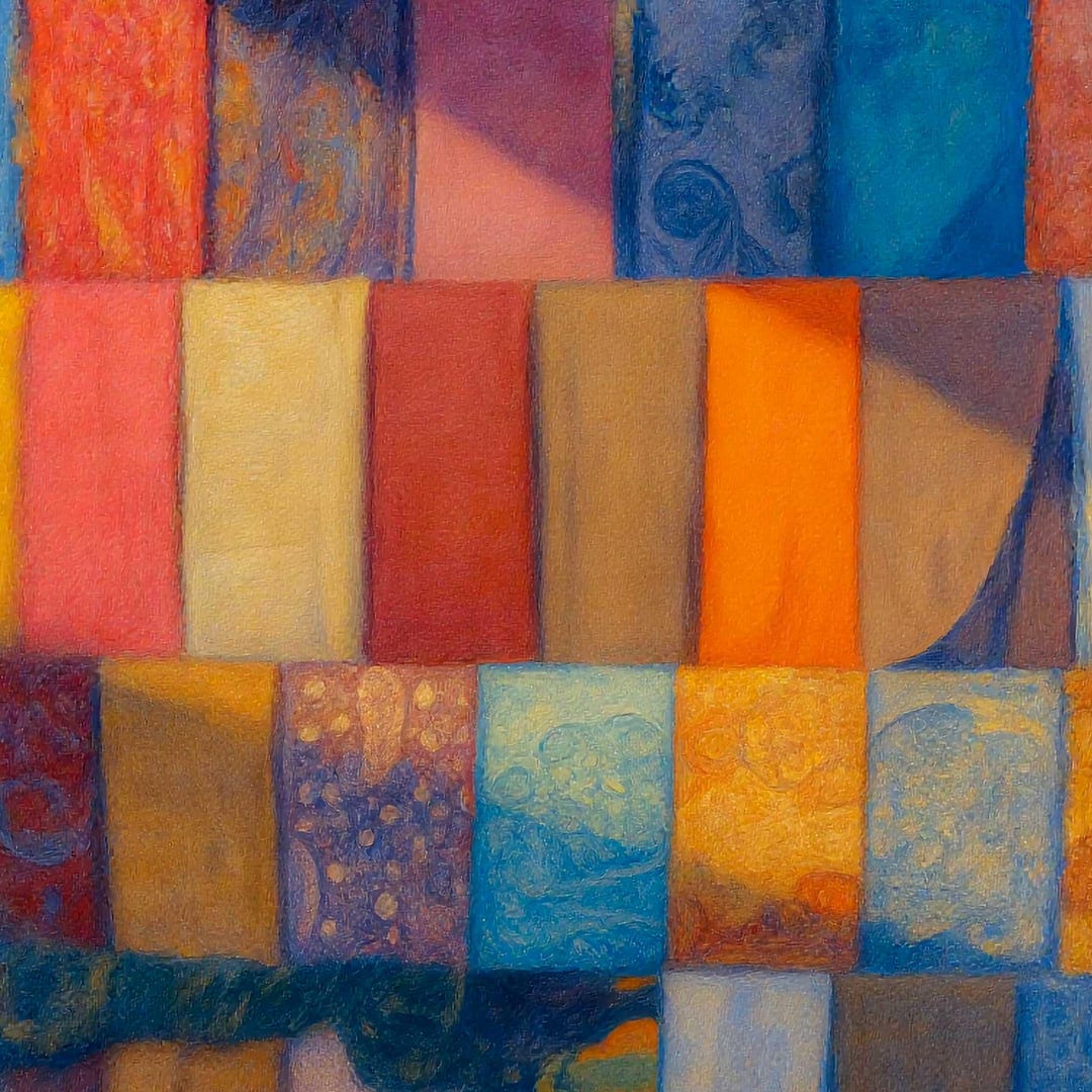 Duvai Color Old Dubai Color Block Canvas Print, Abstract Middle Eastern Wall Art ...