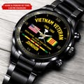 Personalized Vietnam Veteran Watch, Proud Military Veteran Wristwatch, Meaningful Father’s Day Gift, Veteran Day Gift for Dad or Grandpa product logo