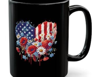 Mug America, Mug 4 juillet, Appréciation de juillet, Mug USA, Cadeau 4 juillet, Mug America