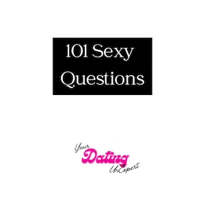 101 Sexy Questions Game | Flirty Conversation Starter Cards for Couples, Date Night & Intimacy