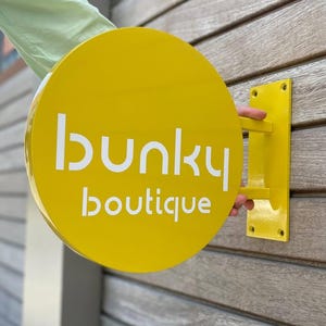 Custom Boutique Sign,Custom 3D Blade Sign,Personalized Blade Sign,Wall mounted Blade Sign, Restaurant Logo,Building Sign,Company Signage