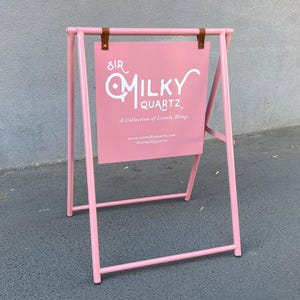 Custom Sidewalk A Frame Sign, Swinging Sandwich Sign, Custom Cafe Sign,Double Sided Sign, Shop Front Frame Signage, Menu Signage
