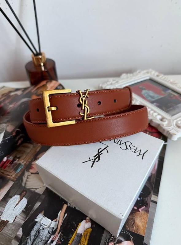 小物 80s VINTAGE YSL FRANCE PINK LEATHER BELT 80s VINTAGE YSL FRANCE PINK LEATHER BELT