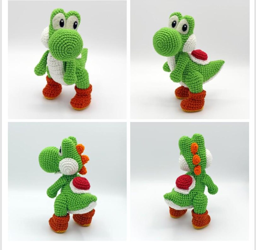 Yoshi Pattern Amigurumi Crochet PDF - Etsy