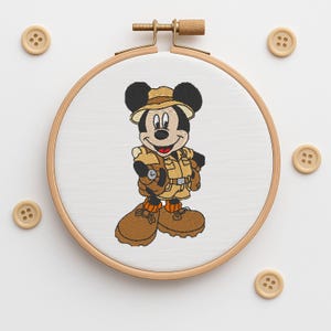 Embroidery Design Explorer Safari Mickey