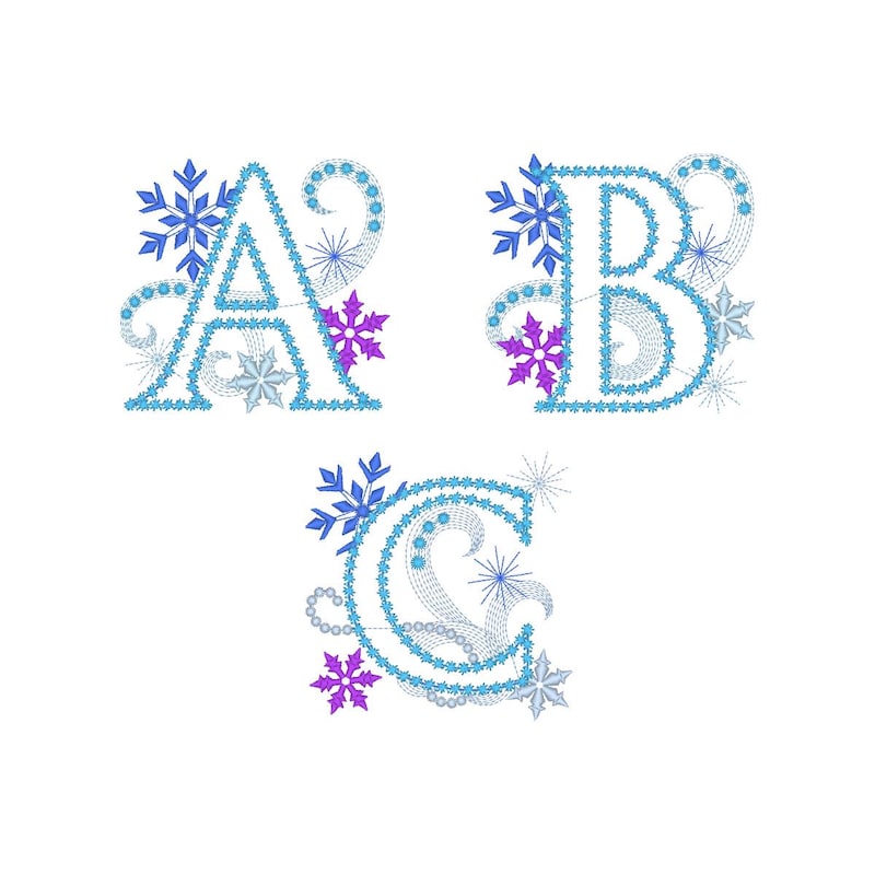 Frozen Letters Color Frozen Alphabet - Etsy