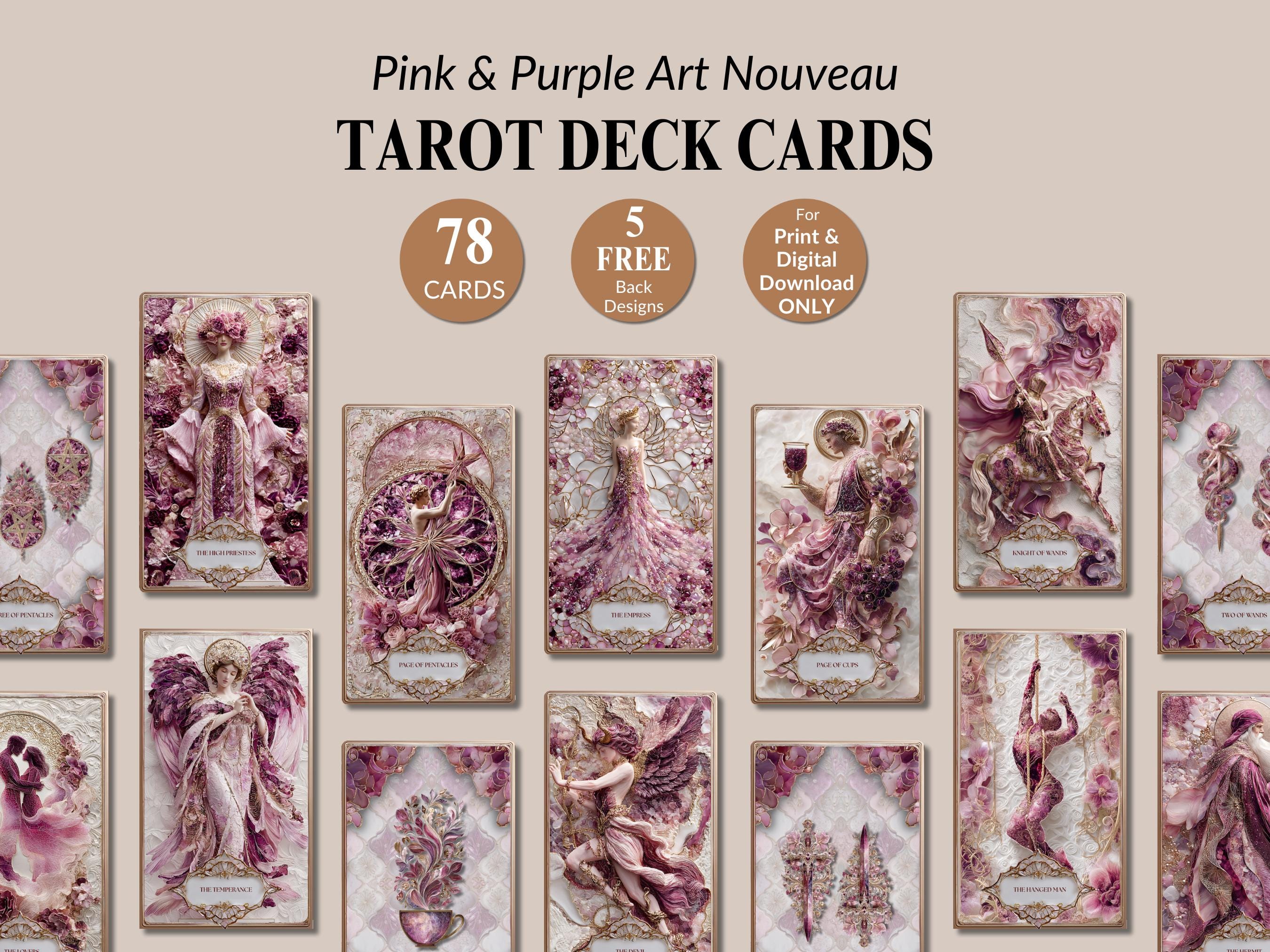 Pink tarot deck - Etsy 日本