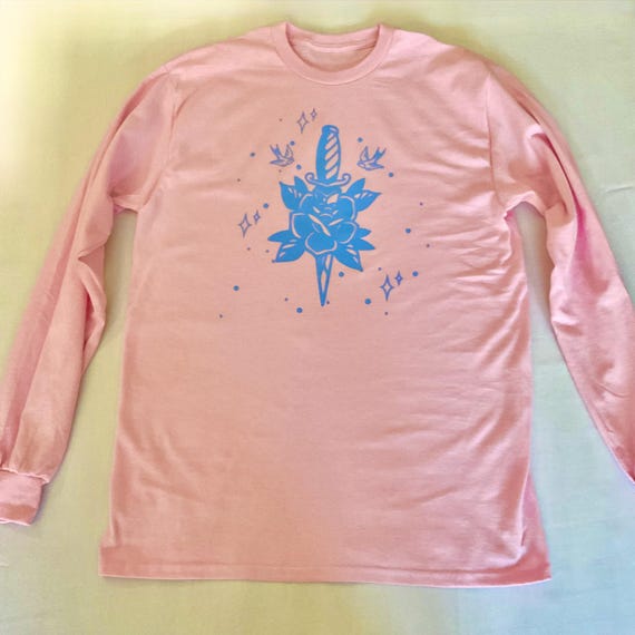 Floral Sword Design Unisex Shirt