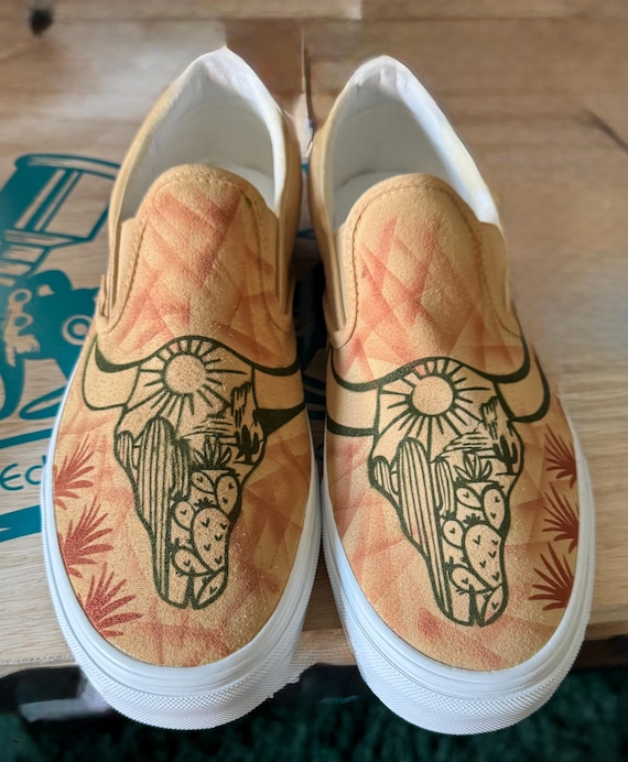 Custom Desert Scene Footwear