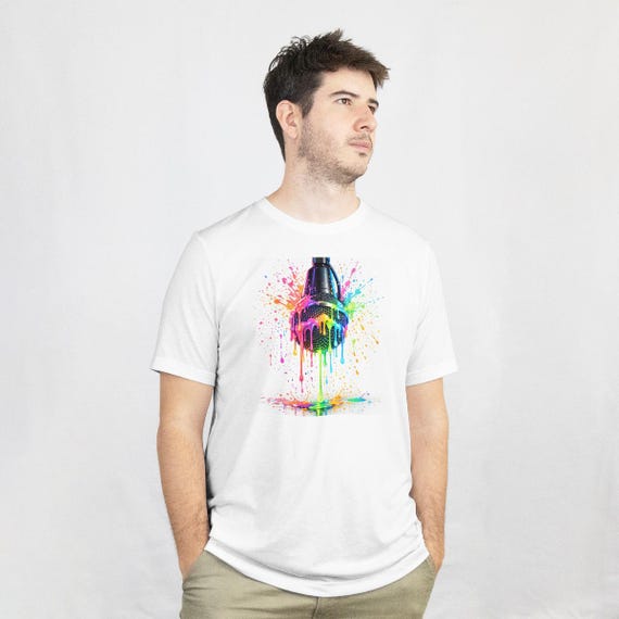 Color Splash Microphone Unisex T-Shirt