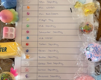 Squishy Mystery Box - Mystery Scoop, Mystery Scooping Squishy & Stressball | Anti-Stress Knet-Spielzeug Mix | 1 Scoop mind. 10 Produkte