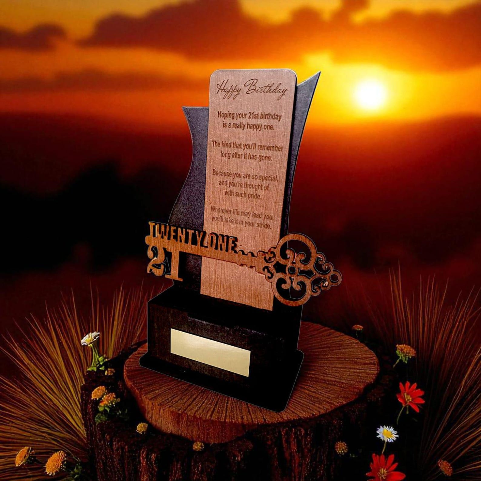 21st Birthday Key Box SVG LBRN2 Laser Cutting Template - Etsy