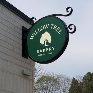 Blade Sign - store front sign - illuminated blade sign - hanging sign  - blade signage - double sided sign - store front sign