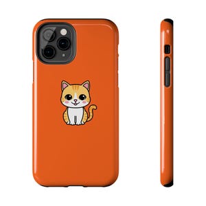 Cute Cat and Bunny Phone Case, Tough Phone Cases for Cat Lovers, Pet Gifts, Birthday Present, Animal Lovers, kawaii phone accessories