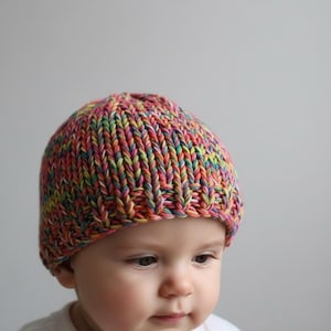 Hand Knit Baby Hat Knitting Pattern – Easy & Adorable PDF Download