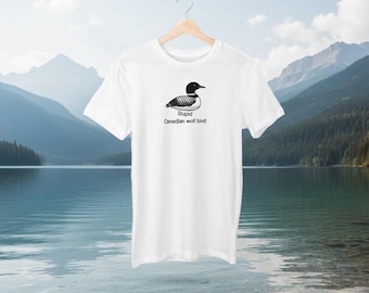 Maglietta Stupid Canadian Wolf Bird / Maglietta con citazione sulla rivalità accesa / Merchandising per fan di Hockey Romance / Maglietta unisex della serie di libri Game Changers