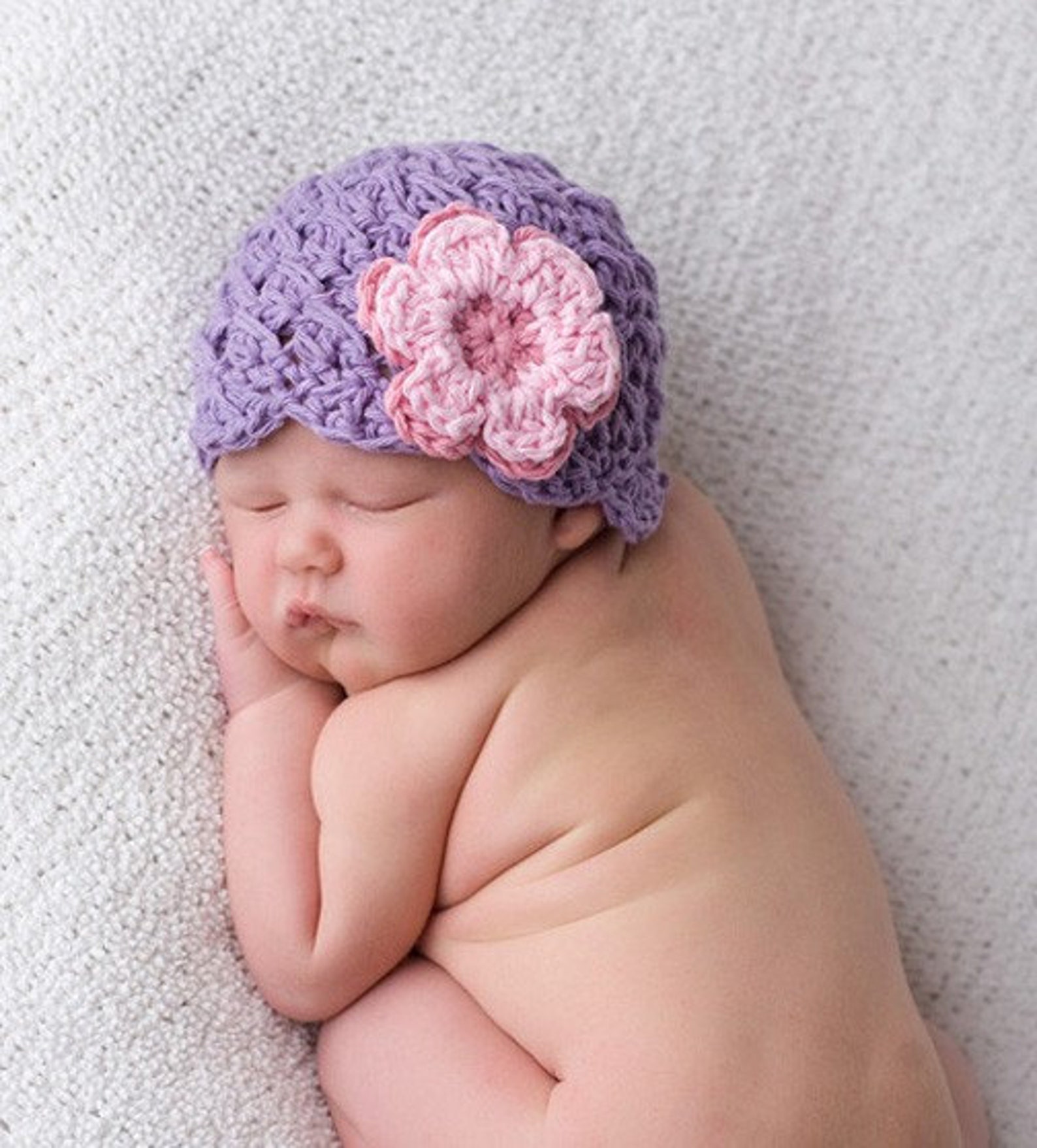Baby Girl Hat Newborn Girl Hat Baby Girl Flapper Beanie Etsy
