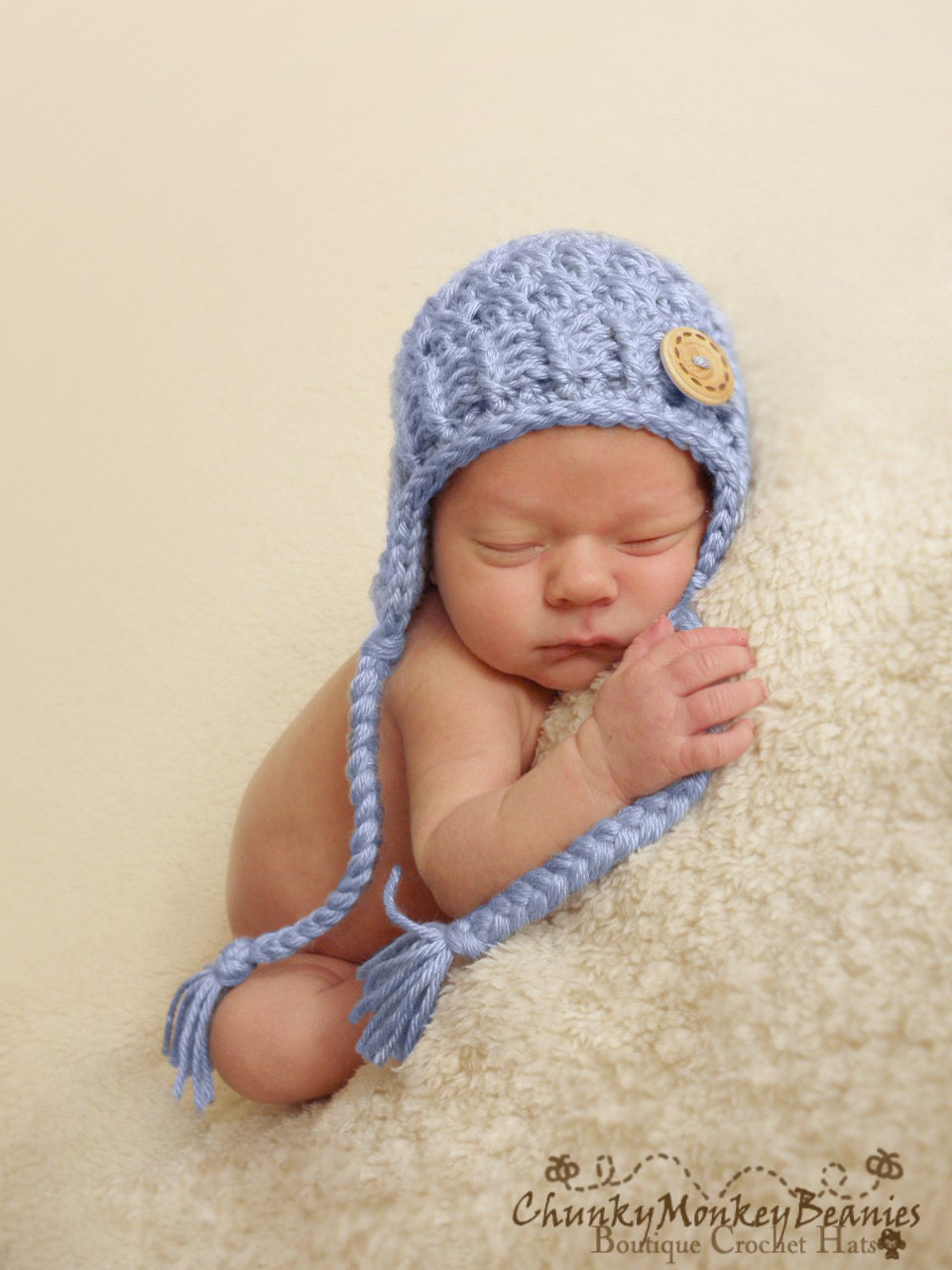 Baby Boy Hat 0 to 3 Months Baby Boy Earflap Hat Baby Boy Etsy
