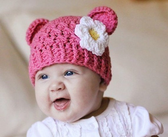 Newborn Girl Hat 0-1 Months Baby Girl Monkey Hat Baby | Etsy