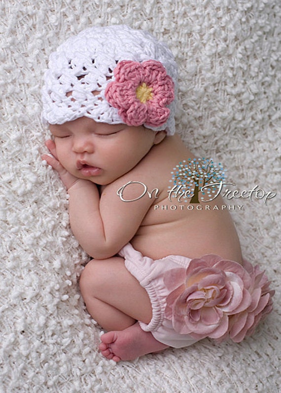 Baby Girl Hat 6 To 12 Months Baby Girl Hat Baby Crochet Etsy