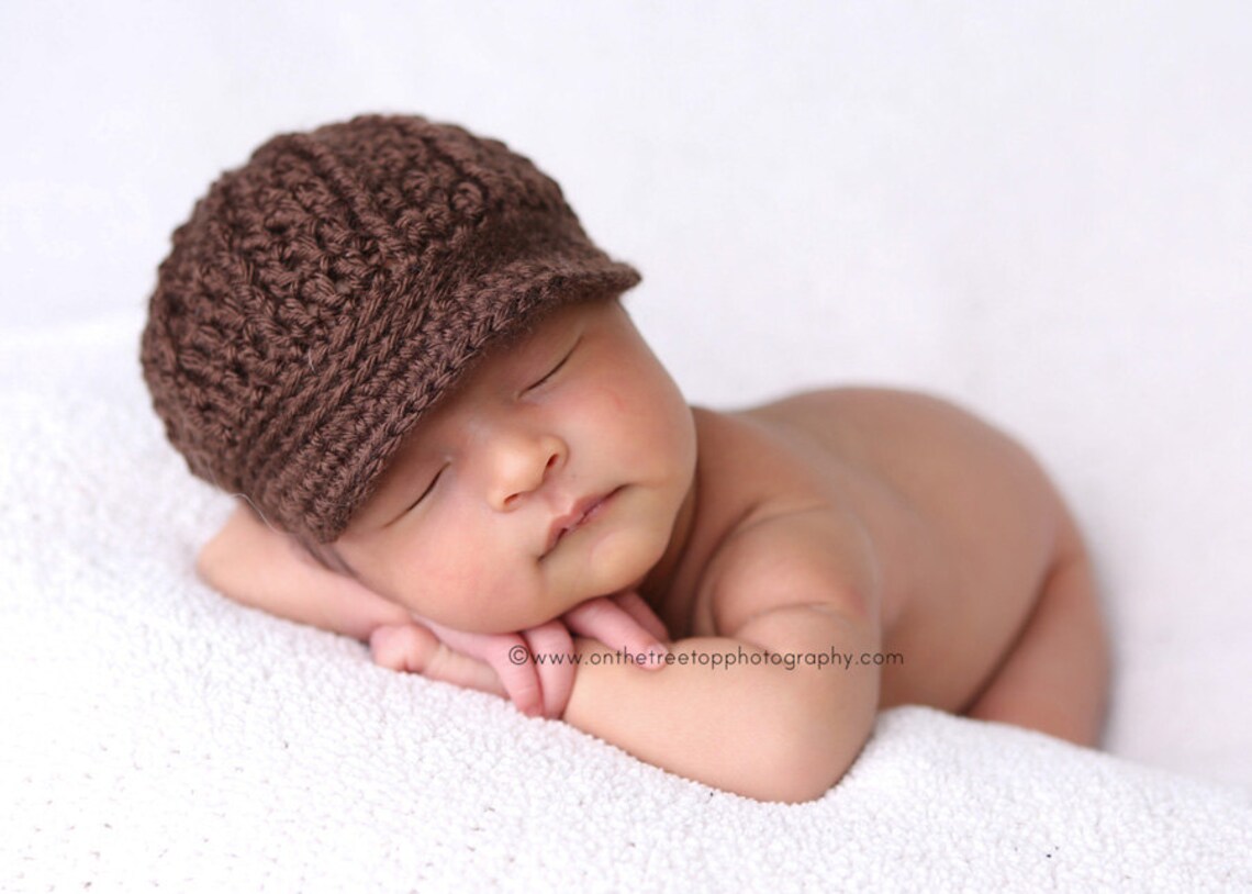 Newborn Baby Boy Caps Baby Boy Twin Hats Baby Boy Newsboy Etsy