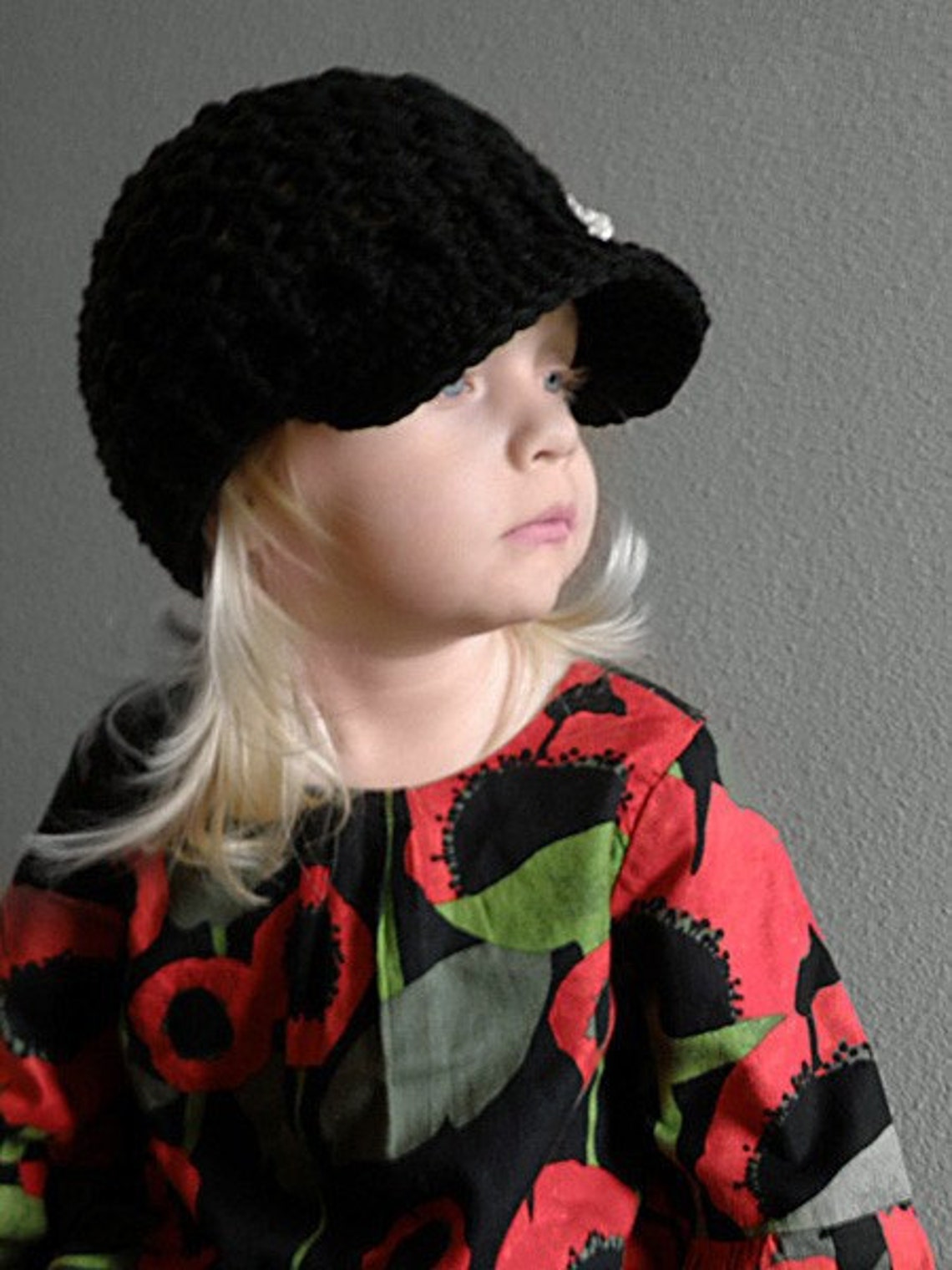 Girl Hat 12 to 24 Months Baby Girl Newsboy Cap Girl Handmade Etsy