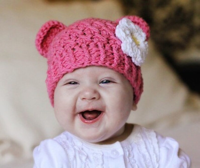 Newborn Girl Hat 01 Months Baby Girl Monkey Hat Baby Etsy