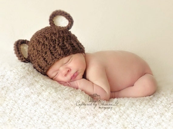 Chapeau Garcon Nouveau Ne Chapeau De Bebe Garcon 0 A 1 Mois Etsy