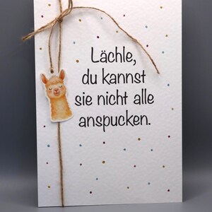 Karte | Alpaka | Lama | Apfel | Meerjungfrau | Genesung | Spruch