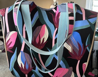Ruby Star Society Tote Bag: Handmade Oversized Laptop Bag