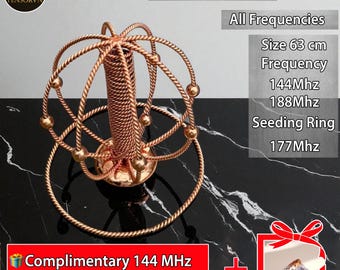 Environmental Harmoniser Full Royal Cubit | Tensor Ring Radionics Device for Energy Clearing