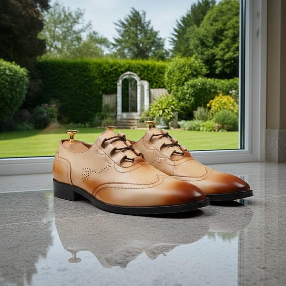beige color dress shoes Antonio Cerrelli Men's Dress Shoes main image 0