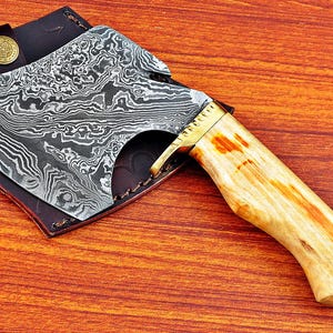 Hand Forged Cleaver Knife, Meat Chopper, Splitter, Perfect Gift on Halloween & Anniversary for Him