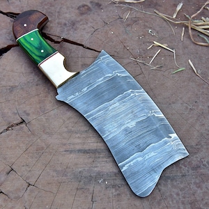 Hand Forged Cleaver Knife, Meat Chopper, Splitter, Perfect Gift on Halloween & Anniversary for Him