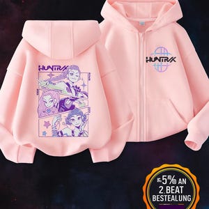 K-Kpop D-Demon H-Hunter Hoodie Mädchen Kinder Jung Produktbild-Vorschau 3