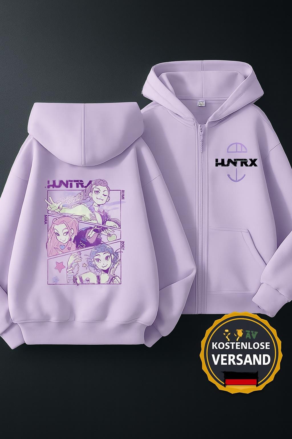 Genérico Sudadera Huntrix KPOP Niños Niñas, Conjunto Anime