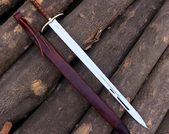 Premium Quality 5160 Spring Steel Viking sword, Fantasy Swords, Medieval historical swords, Groomsmen Gift, Gift for Him, Christmas Gift